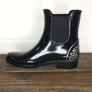 donna karan rain boots